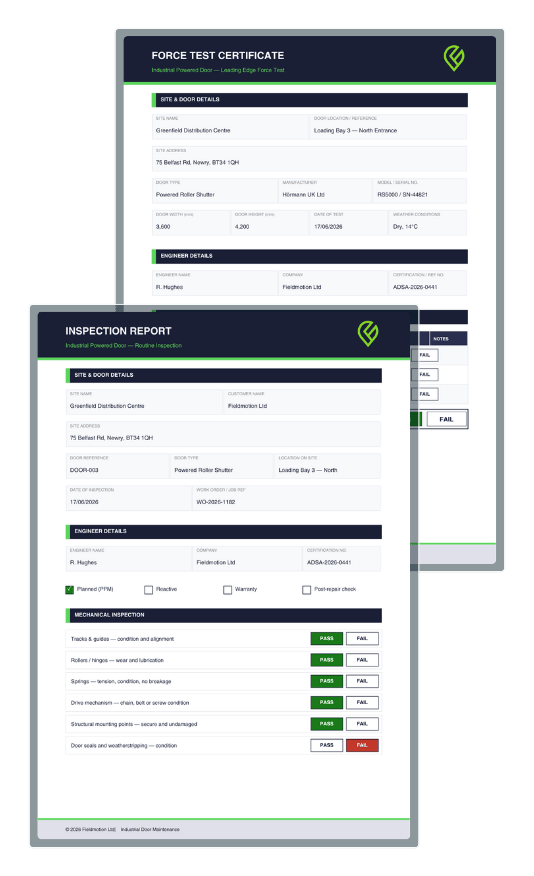 industrial doors safety & compliance management