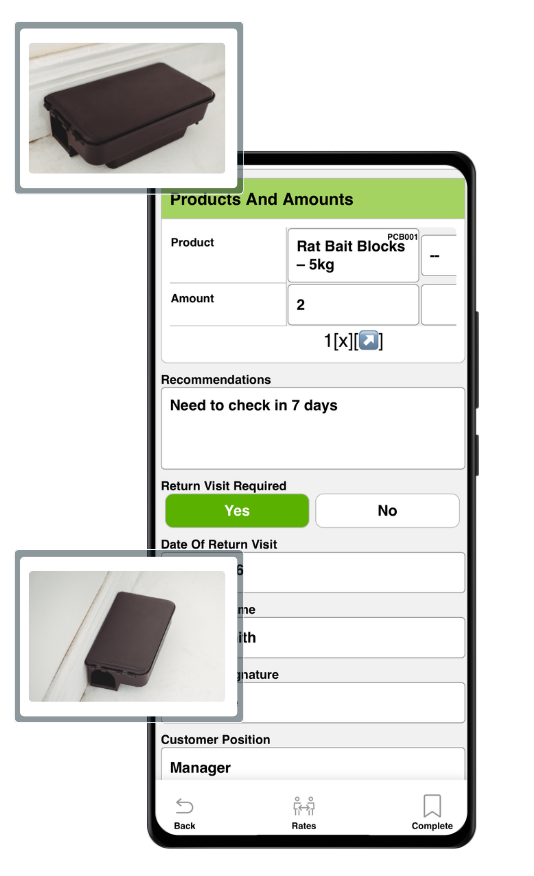 pest control mobile app for technicians