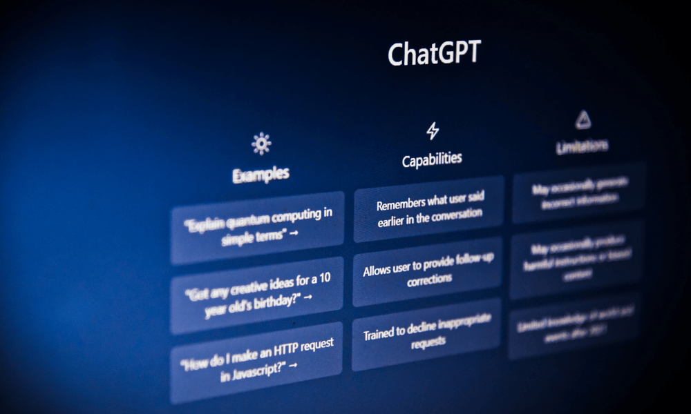 chatgpt interface for prompts