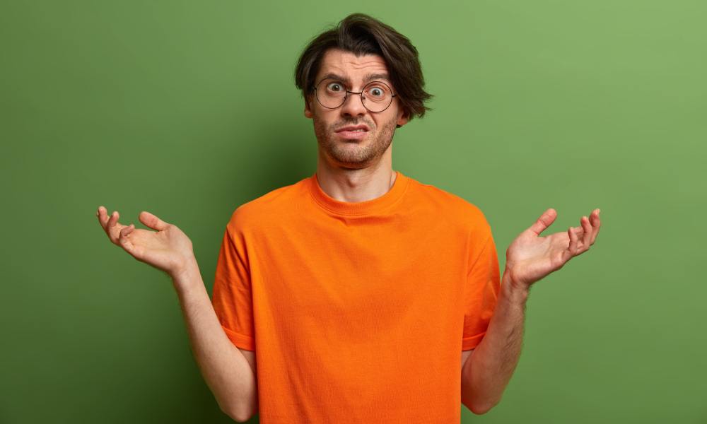confused man