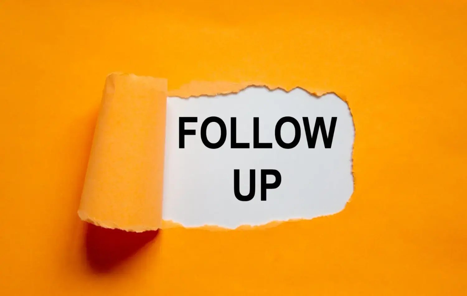 follow up Sales follow-up