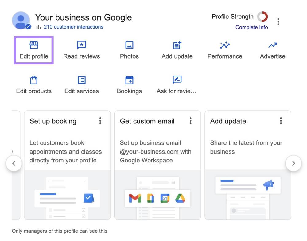 google business profile edit listing