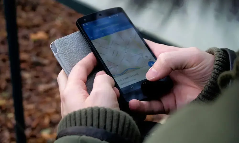 google maps on mobile screen google maps on mobile screen