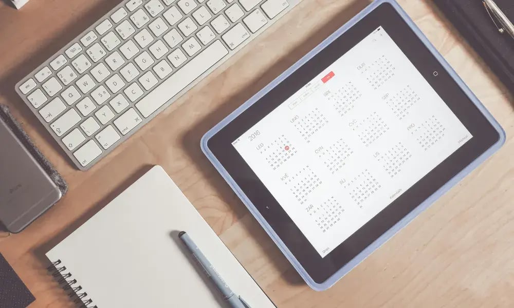 scheduling work