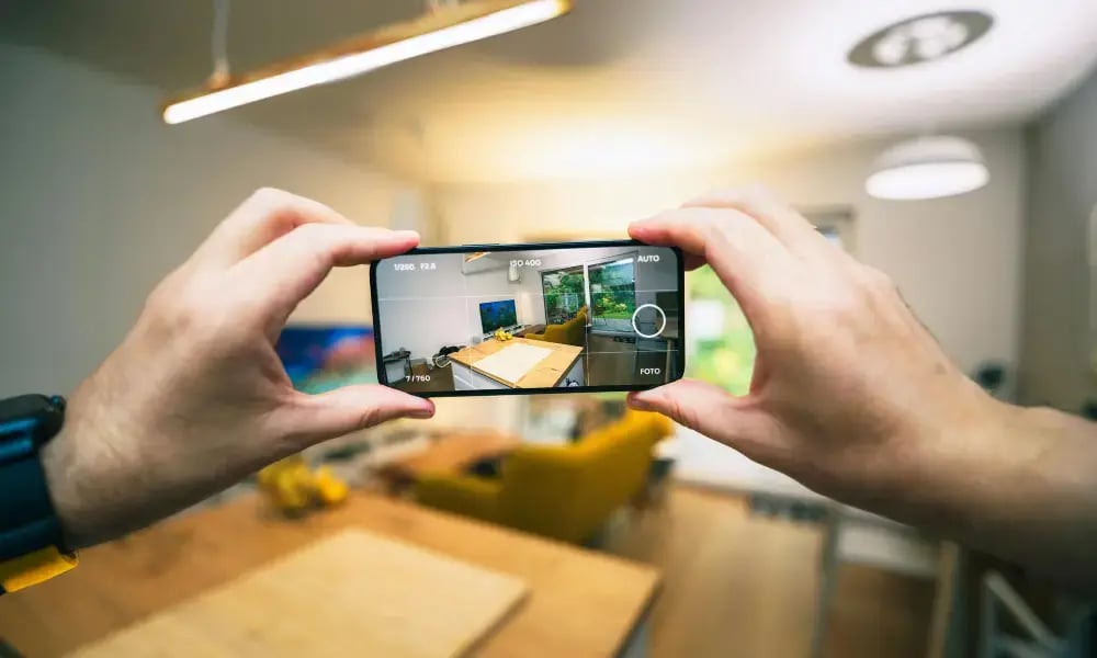 take photos of jobs completed