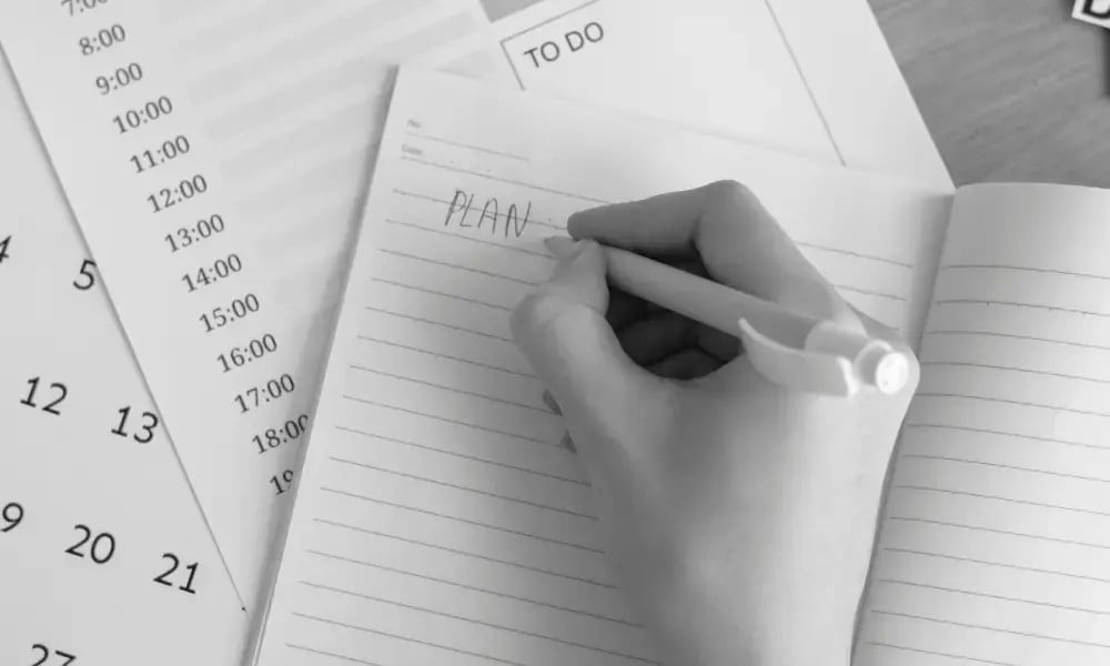 weekly job planning