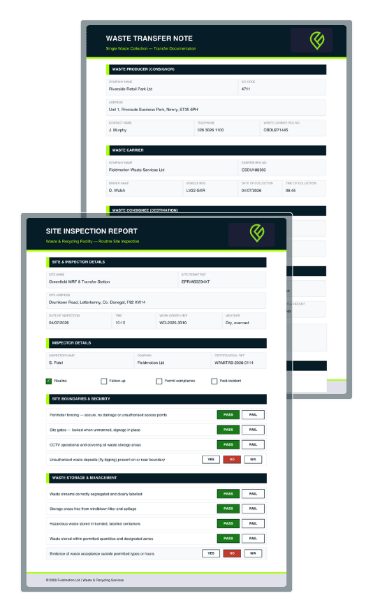 Waste & Recycling compliance & reporting