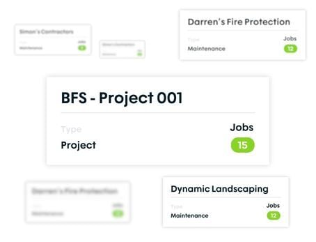 grouped jobs and visit scheduling