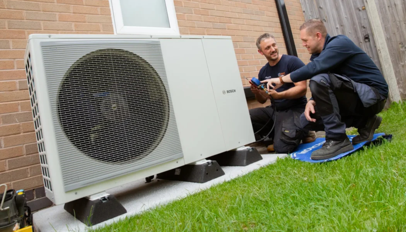 Heat pump installation