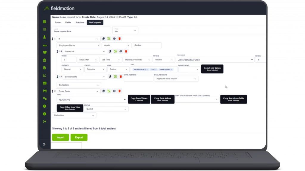 Job Workflow