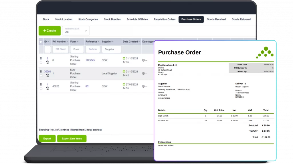 Purchase Orders