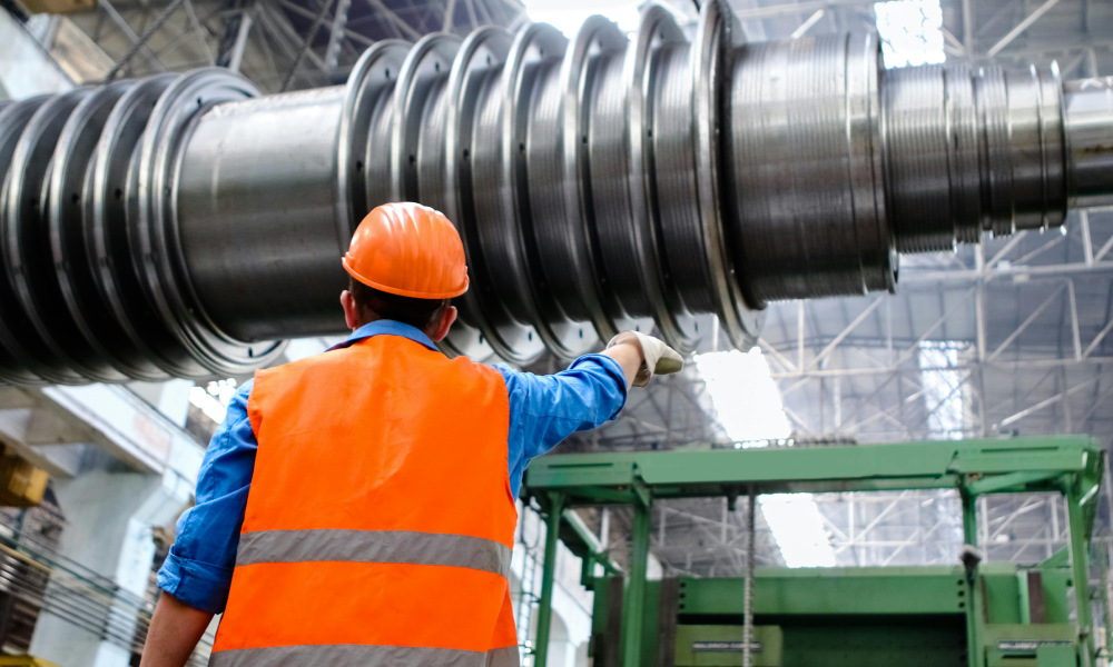 engineer checking equipment