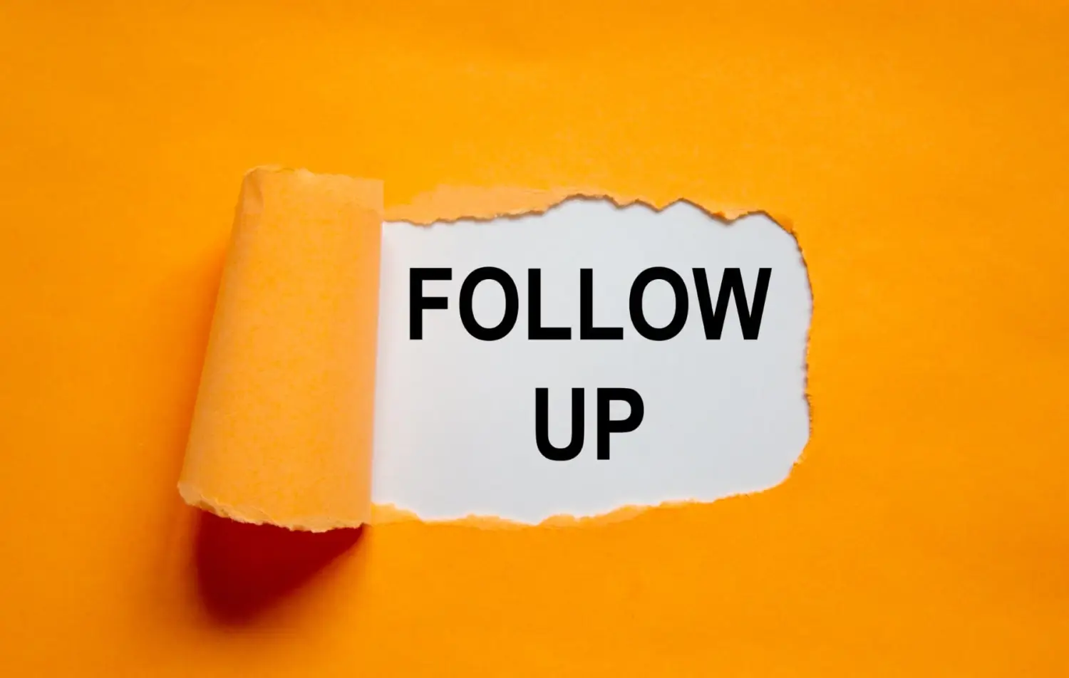 follow up Sales follow-up