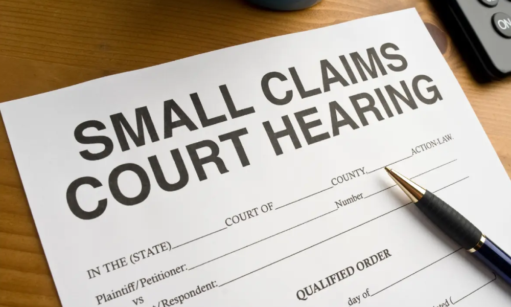 small claims court letter small claims court letter
