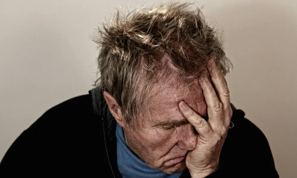 stressed man stressed man