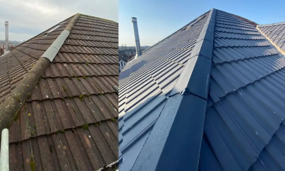 Roofing, Before and After photos