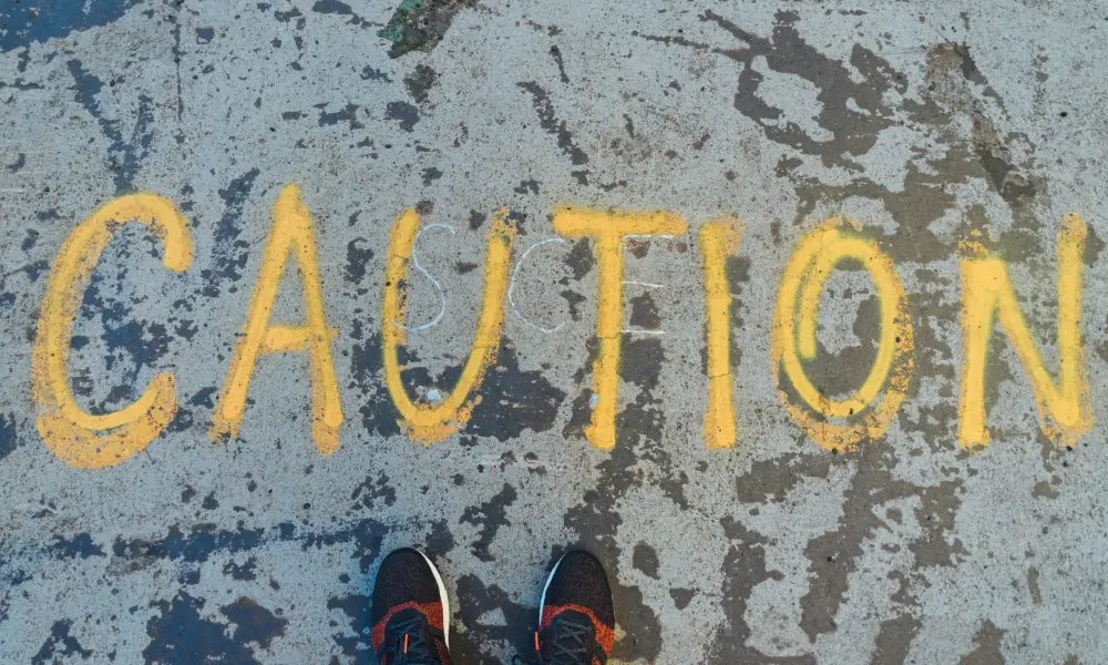 caution sign