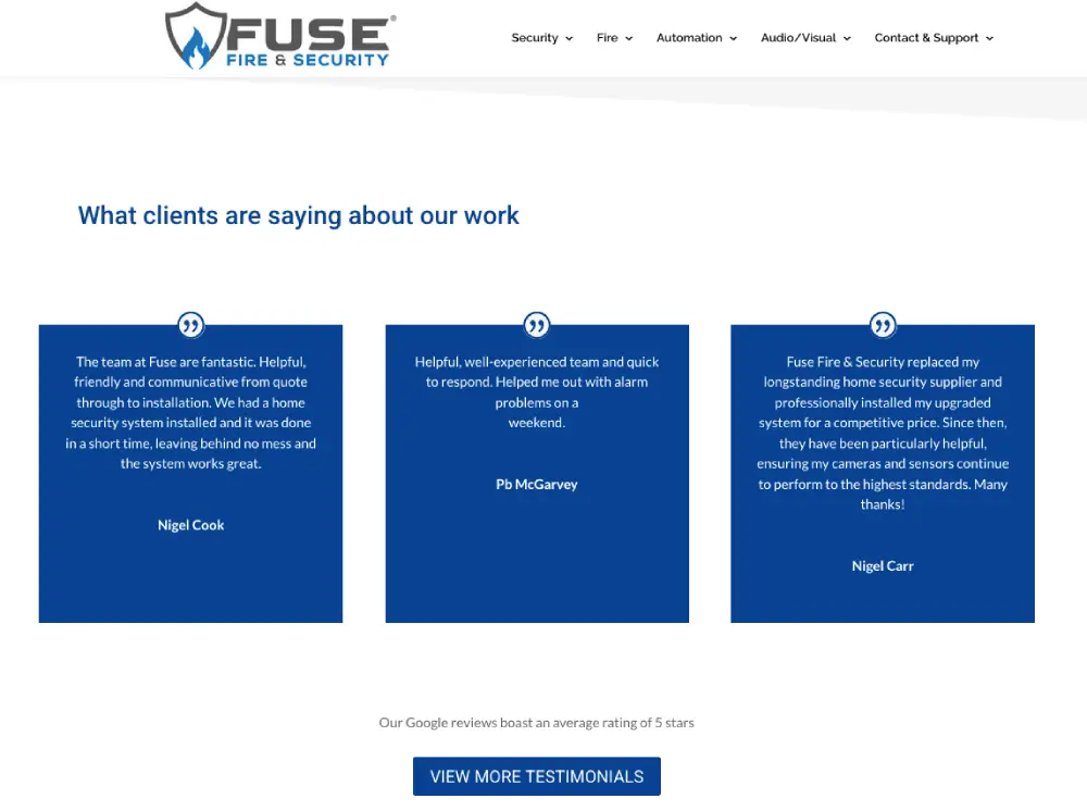 fuse fire and security website